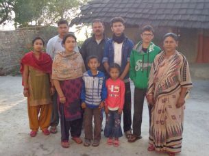 Here is a picture of Ramesh and his family, who were nothing bur gracious and happy to have me as their guest. You may notice that no one smiles in pictures, and this is just a Nepali thing, because I can tell you, the Nepalese are some of the happiest people I have met.